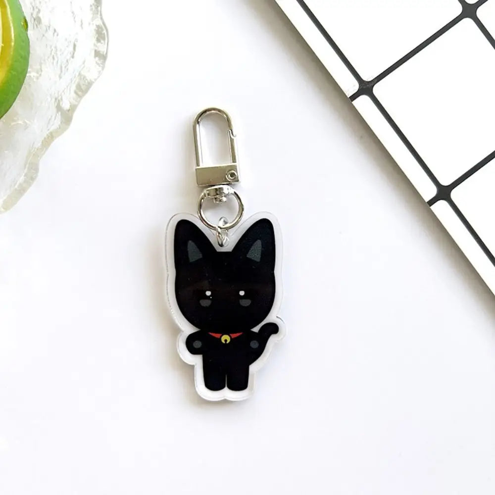 Cartoon Keychain Albums ANITEEZ Key Chain Hongjoong Seonghwa Yunho Yeosang San Keyring Pendant Accessories Fans Gift