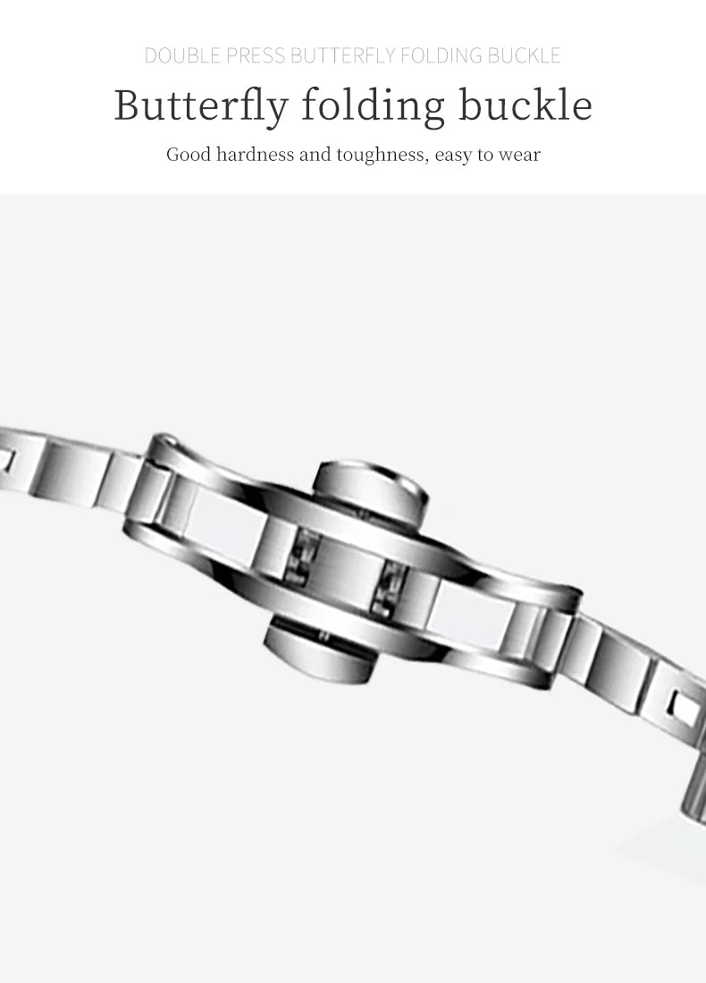 New student temperament, niche, light luxury, fashionable, exquisite, simple, ultra-thin steel strip quartz women's watch