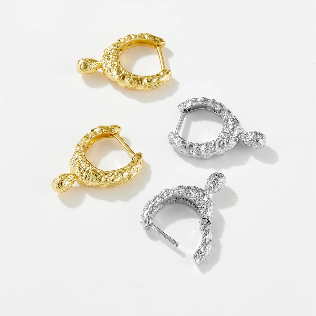 VEWANT Women 925 Sterling Silver Huggies Hoop Earring Fashion Luxury Fine Rock Punk Fine Jewelry 2024 Wedding Party Jewelry