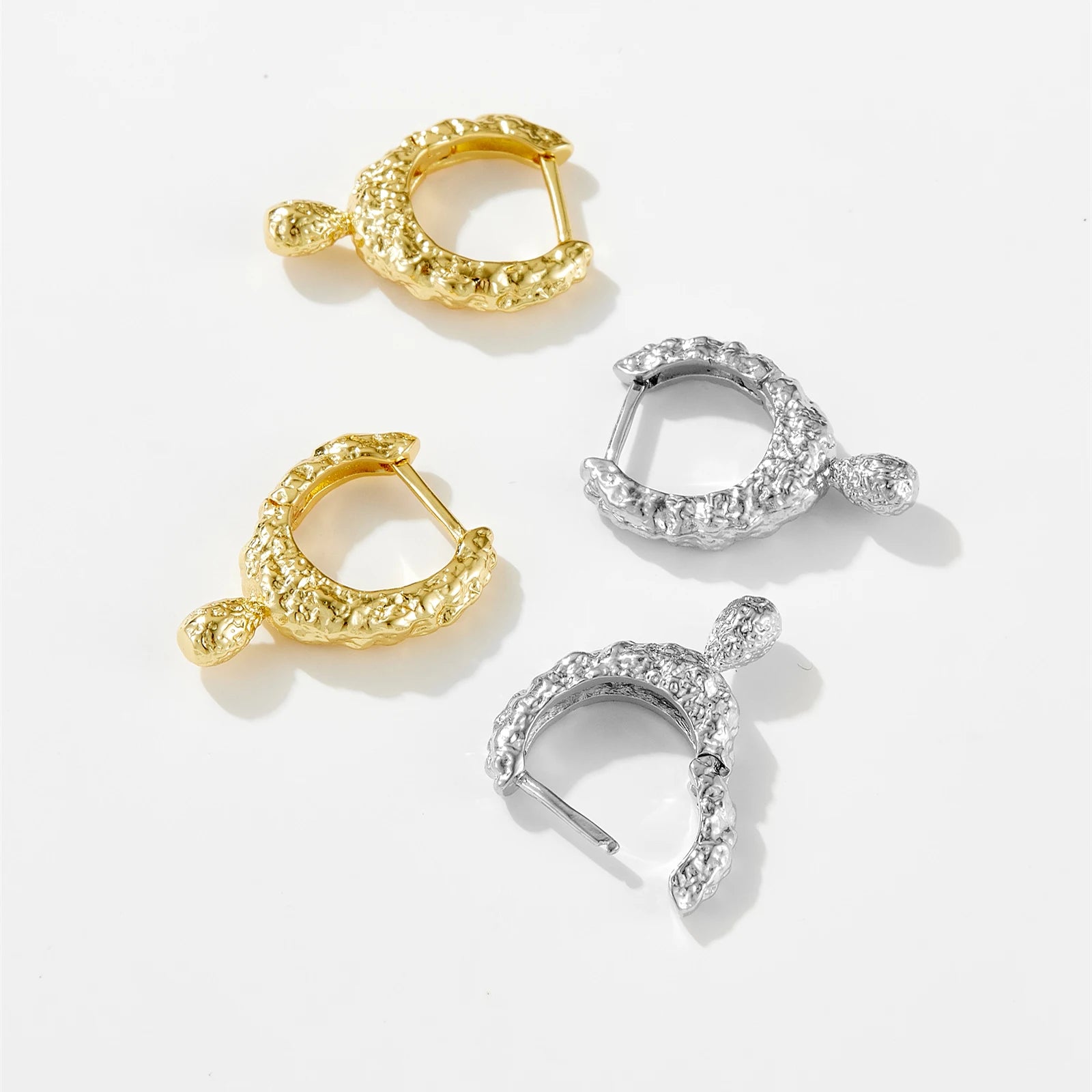 VEWANT Women 925 Sterling Silver Huggies Hoop Earring Fashion Luxury Fine Rock Punk Fine Jewelry 2024 Wedding Party Jewelry