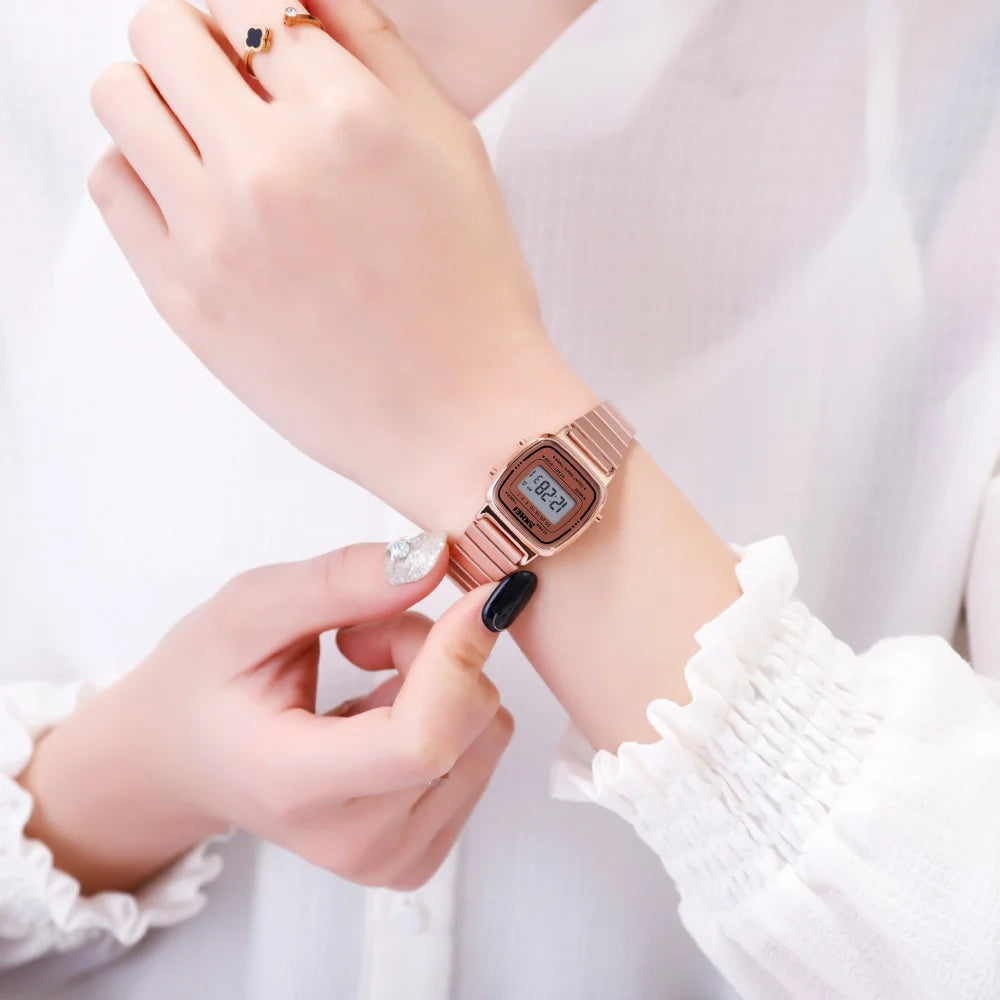 SKMEI 1901 Brand Luxury Watch Women Fashion Sport Waterproof Electronic Watches Ladies Watches Small Reloj Digital Wristwatch