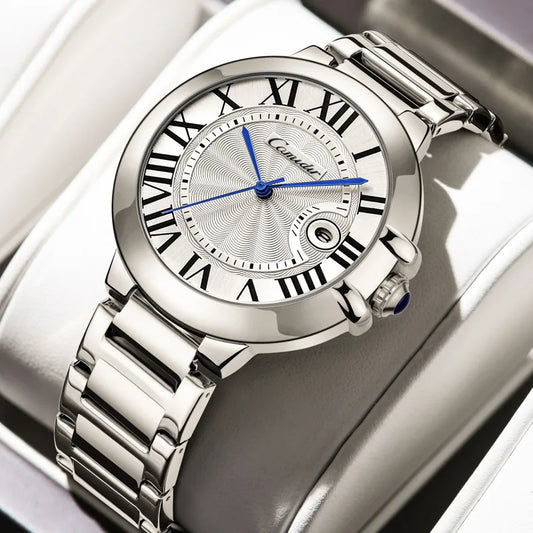 Blue Balloon Men's Watch Men's Waterproof Fashion Business Quartz Mens Warches Roman Numeral