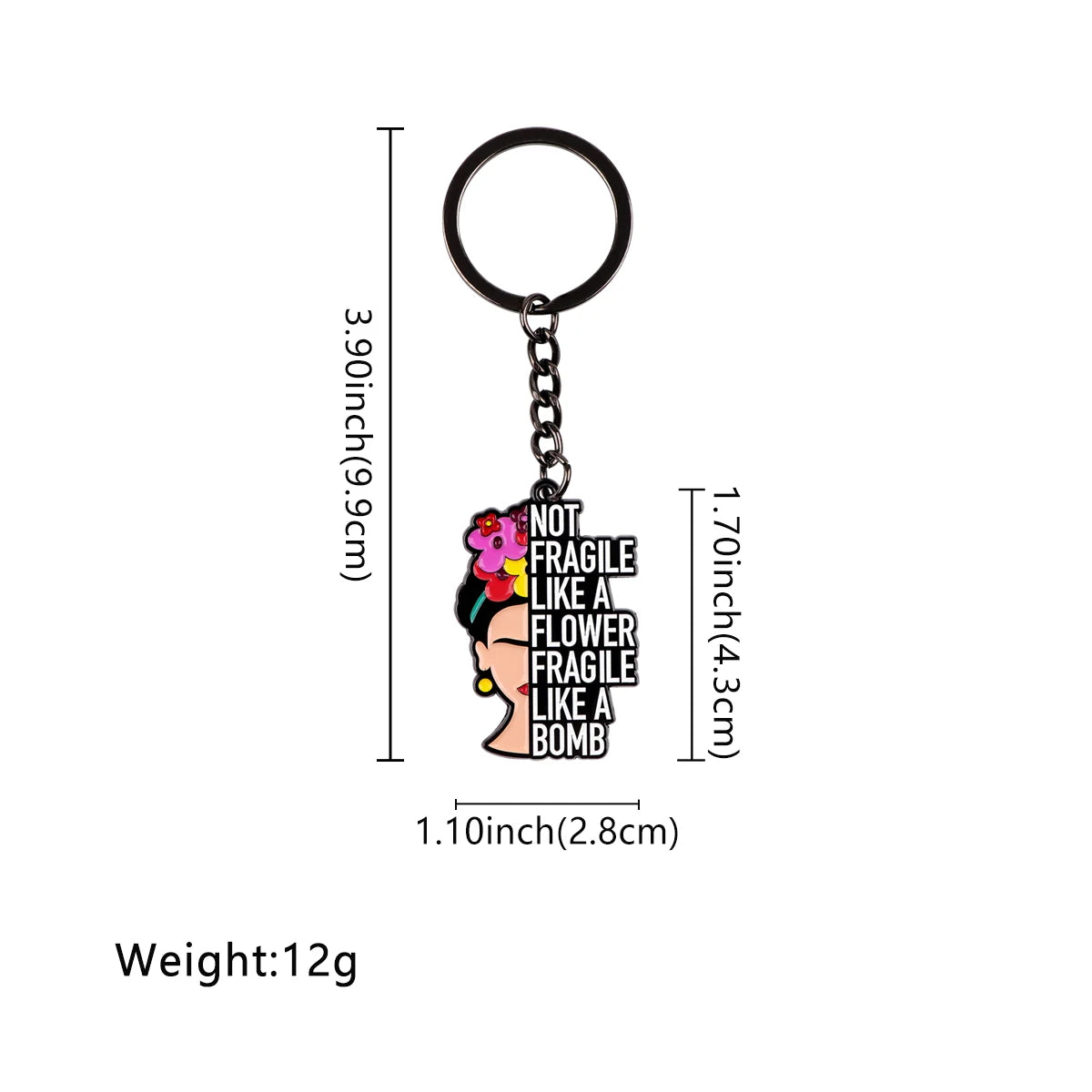 Funny Quotation Keychains Women Keyring Keychains for Men Keychain for Car Keys Anime Accessories Fashion Jewelry