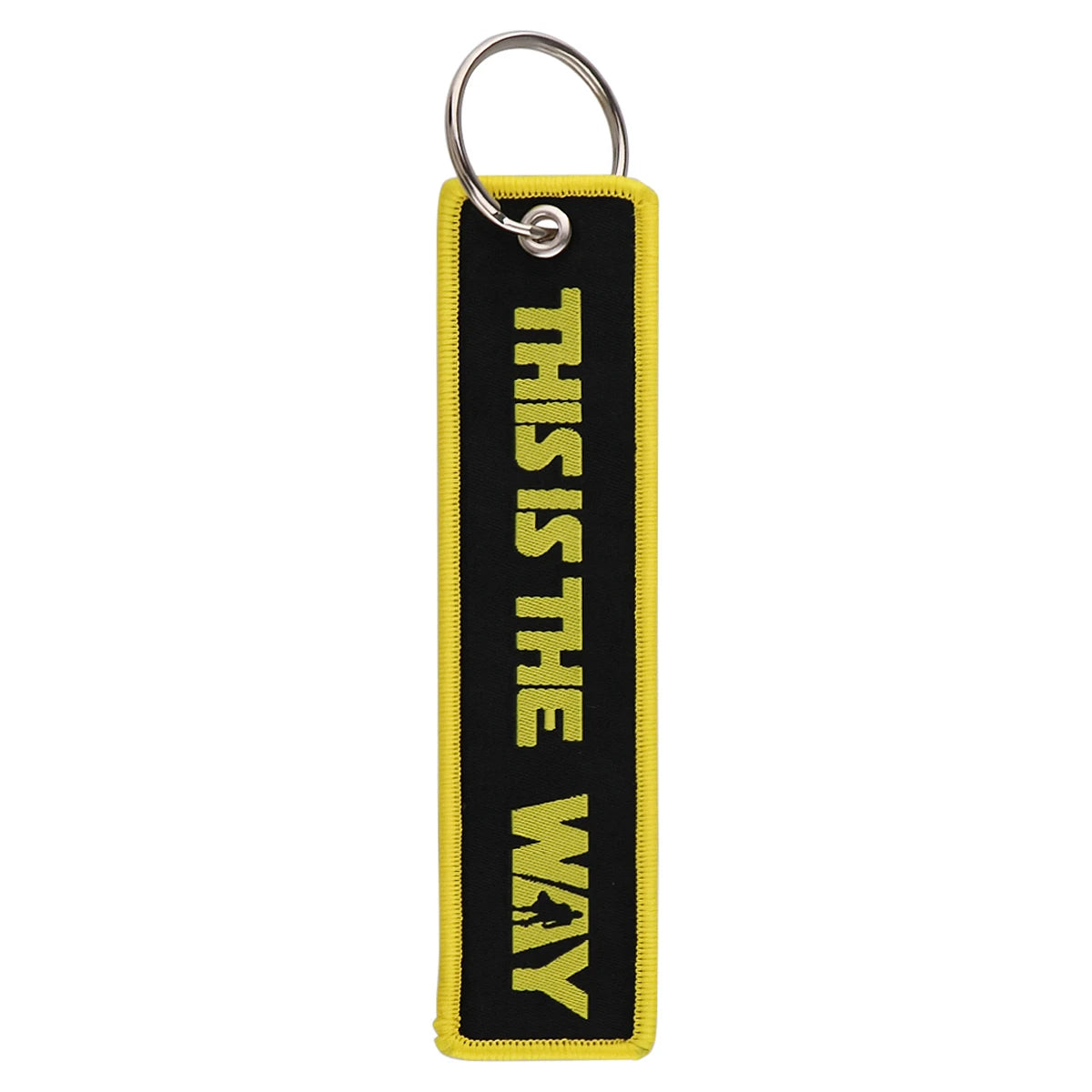 Creative Letter Car Key Chain Funny Quotes Keychains for Men Embroidered Key Tags key ring holder Motorcycle Tag Chaveiro