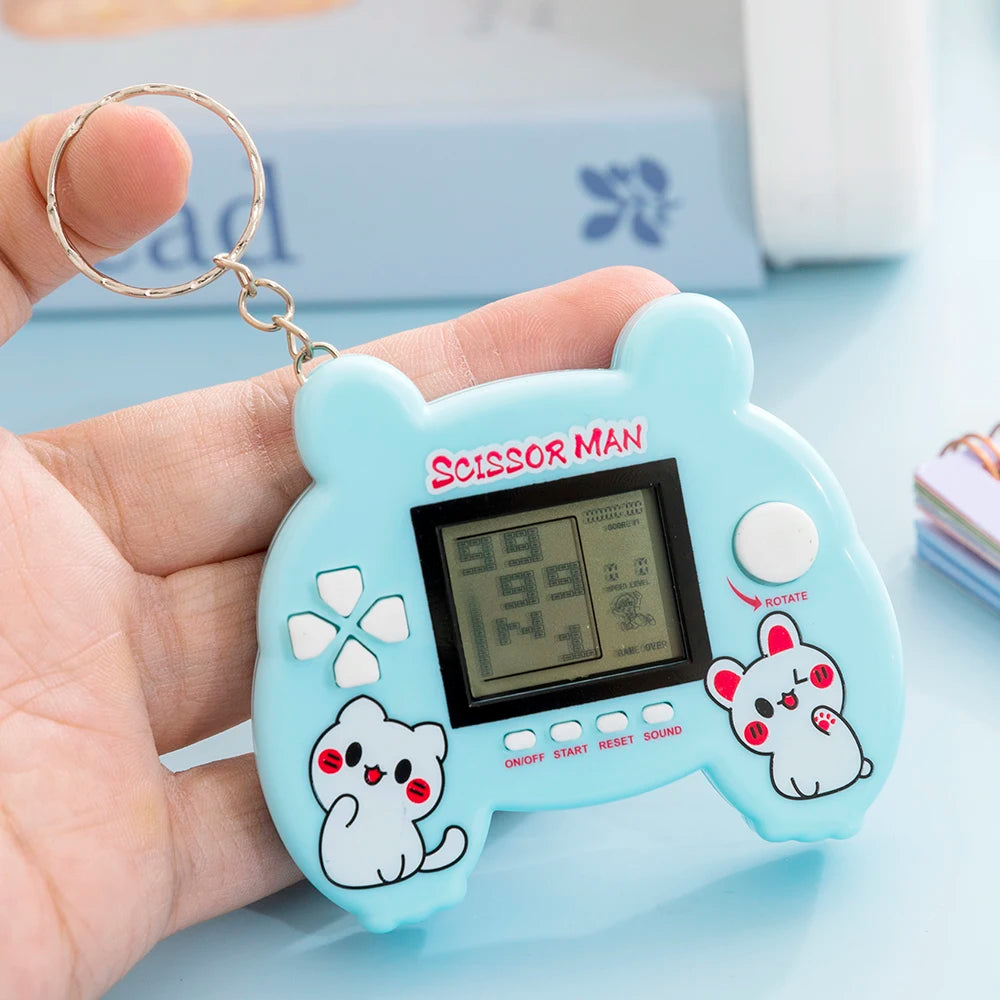 Electronic Pets Game Toys Keychain Virtual Tamagotchi Virtual Cyber Digital Animals Toys Nostalgic Game Machine For Kids Child