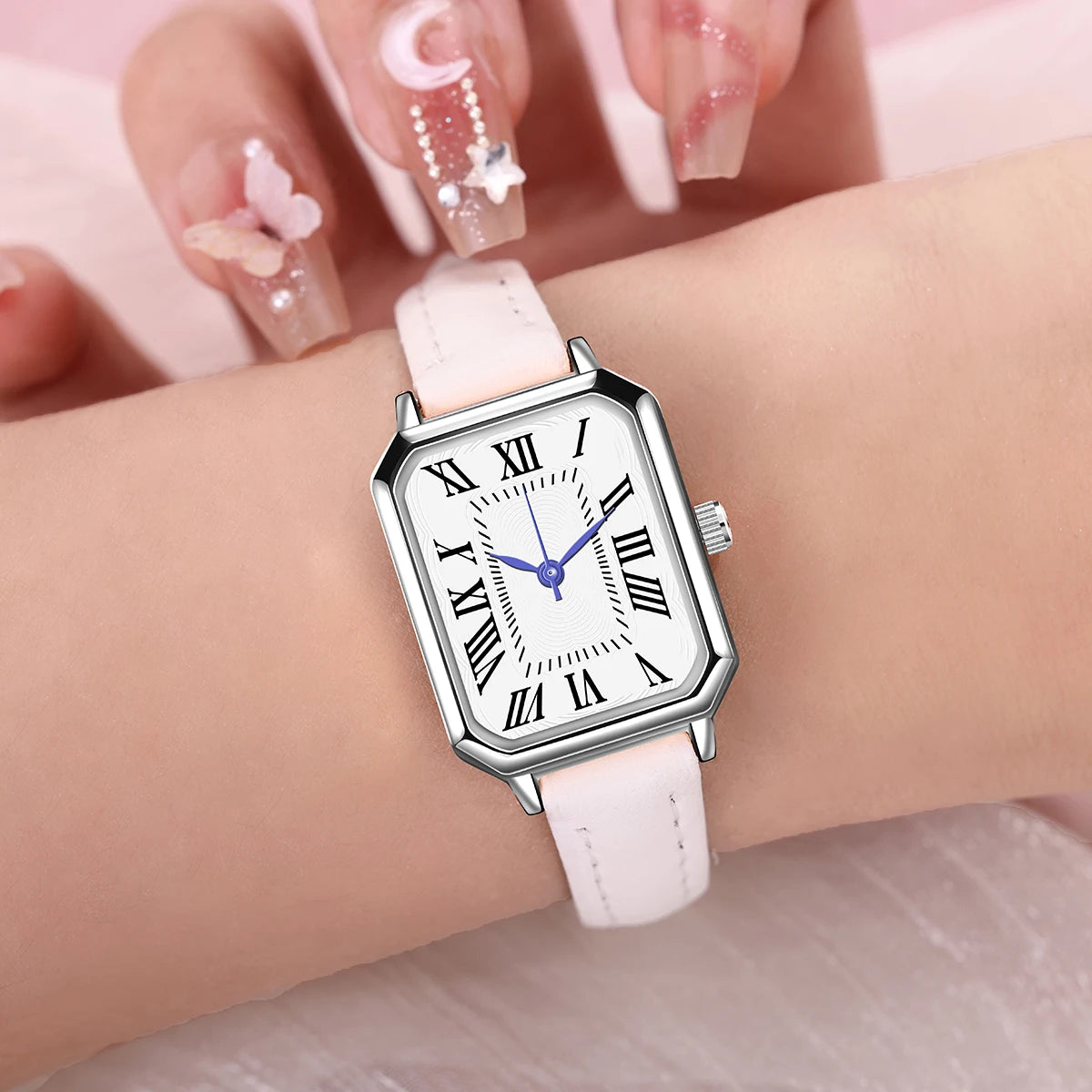 Casual Watch For Women Pu Leather Watches Ladies Quartz Wristwatches Women Clock Friends Family Christmas Gift Valentine's Day