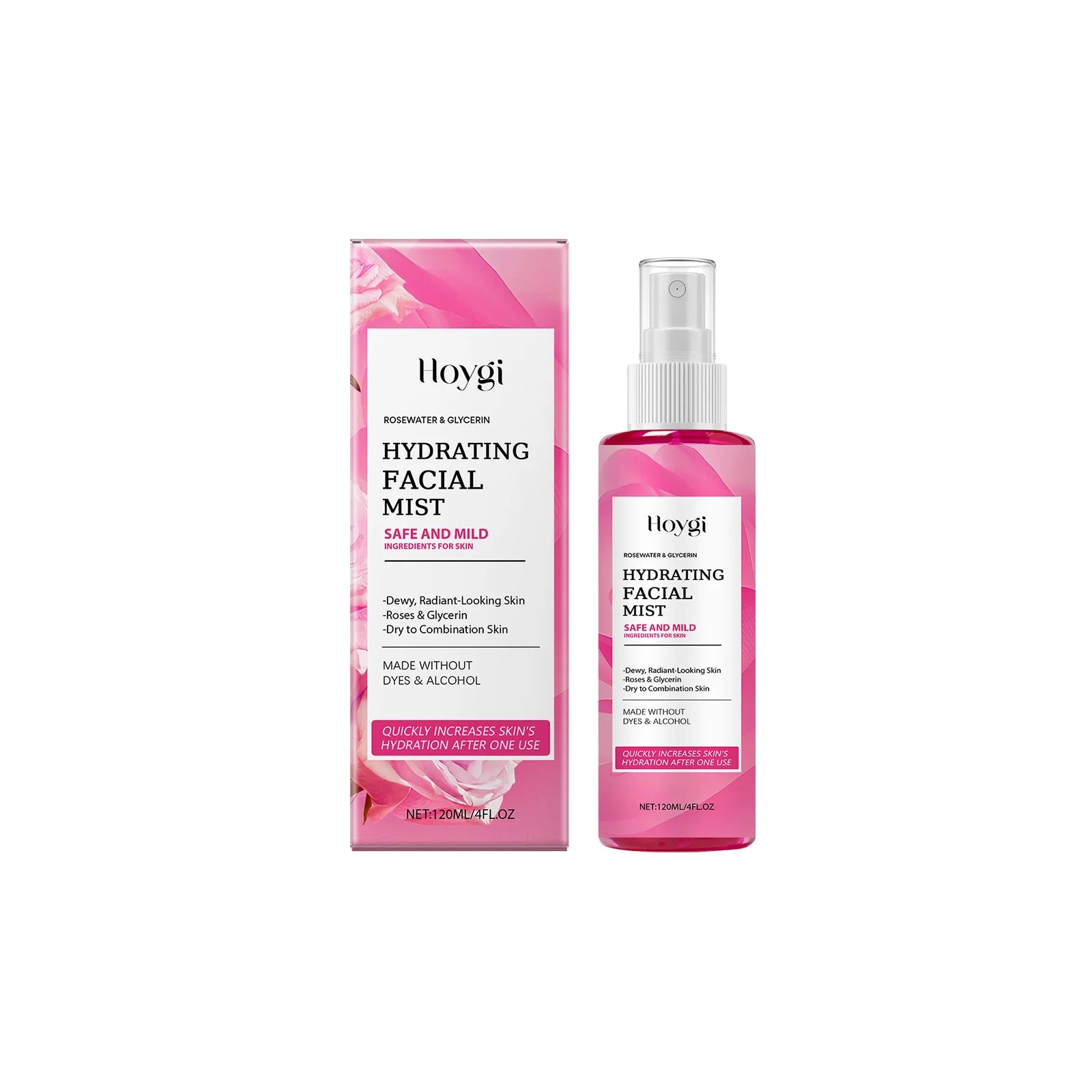 Rose Toner Spray Repair Damaged Skin Shrink Pore Improve Dryness Oil Control Lighten Melasma Pigmentation Vitamin C Face Essence