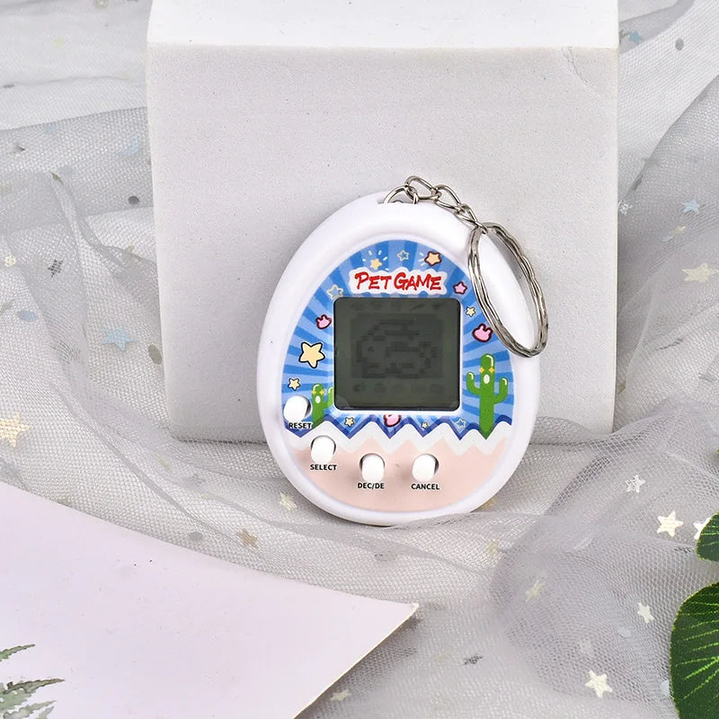 Electronic Pets Game Toys Keychain Virtual Tamagotchi Virtual Cyber Digital Animals Toys Nostalgic Game Machine For Kids Child