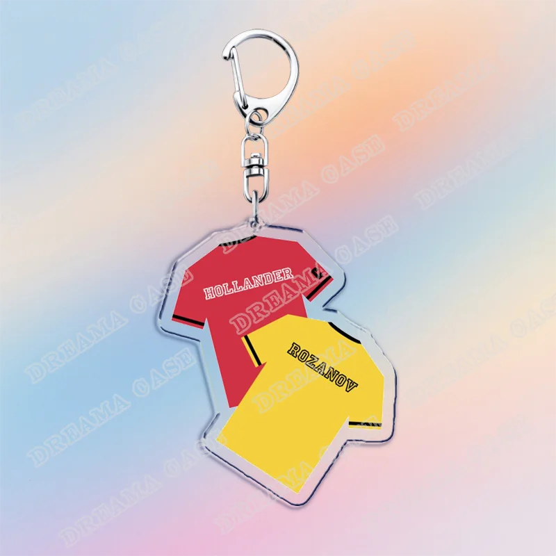 Hot Heated Rivalry Keychain for Accessorie Bag Chaim Shane Hollander Ilya Rozanov LGBT Lovers Keyrings Jewelry Freinds Gifts