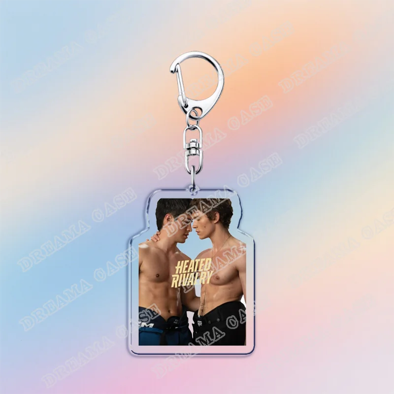 Hot Heated Rivalry Keychain for Accessorie Bag Chaim Shane Hollander Ilya Rozanov LGBT Lovers Keyrings Jewelry Freinds Gifts