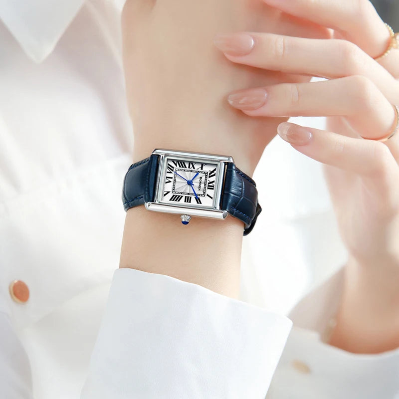 Couple's Watches for Men Women Fashion Casual Leather Simple Dial Waterproof Quartz Wristwatches Lovers Watch Gift Drop Shipping