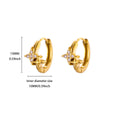 Stainless Steel Huggie Earrings for Women Men Gold Color Small Hoop Earrings Fashion Minimalist Waterproof Jewelry
