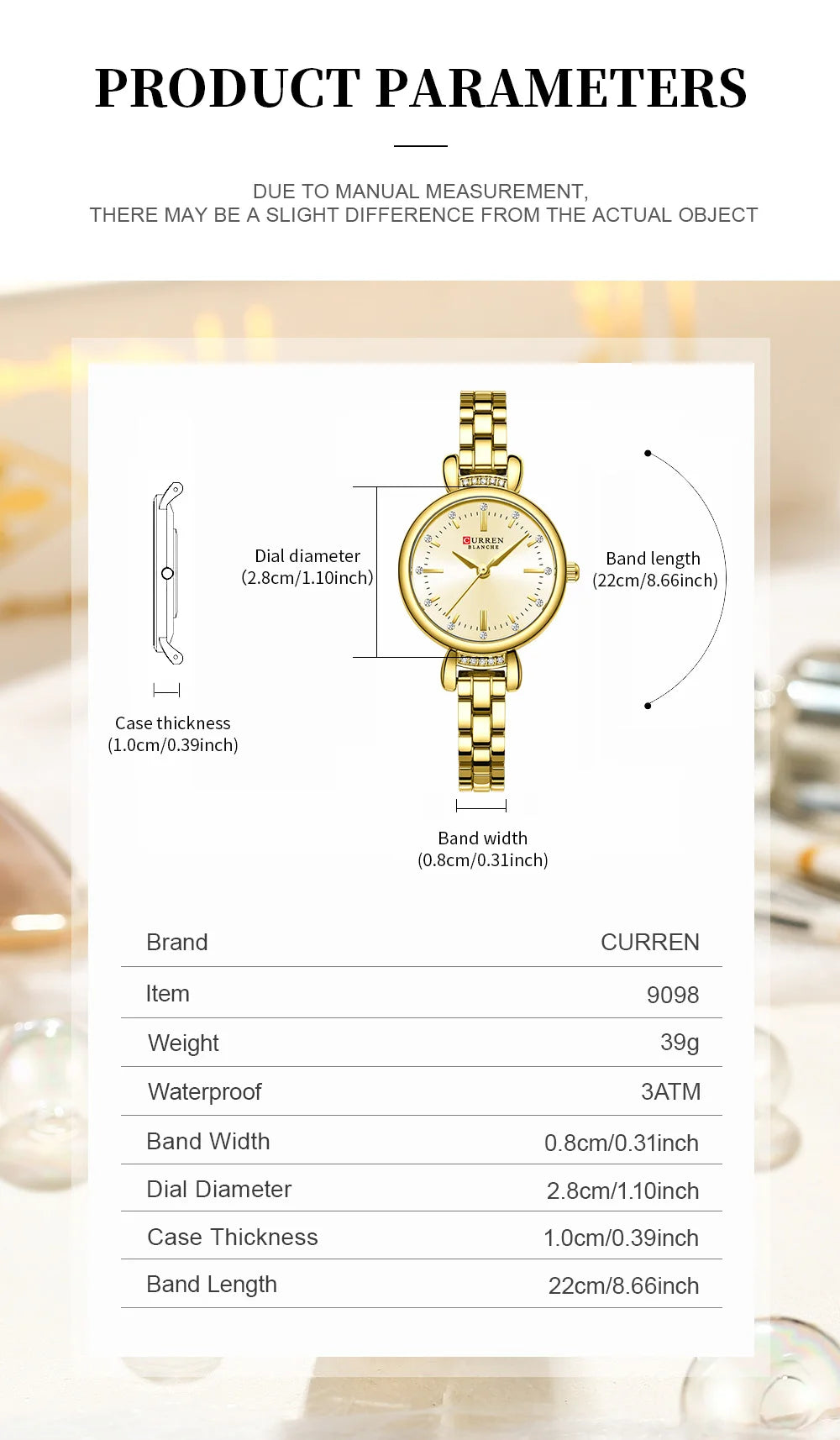 CURREN Brand Cute Luxury Women Bracelet Watches Fashion Women Dress Wristwatch Ladies Quartz Sport Watch Dropshiping