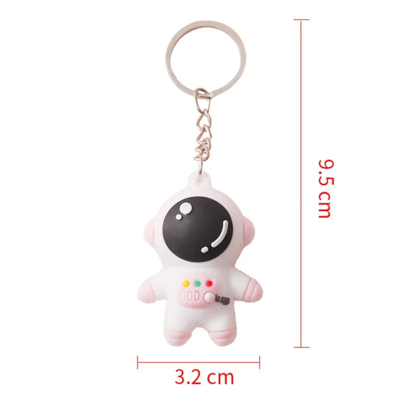 Keychains Astronaut Kawaii Key Chain Spacemen Cute Lovely Pendant Car Key Decoration Cartoon Couple Pendant Friendship Keychain