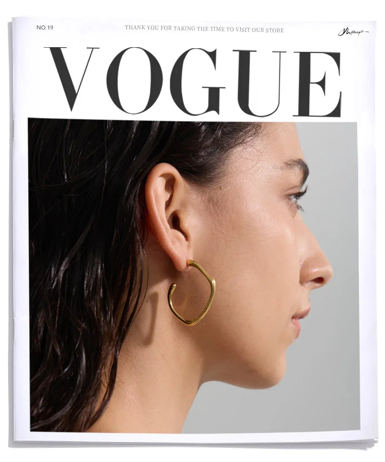 Yhpup Waterproof Minimalist Stainless Steel C-Shape Huggie Earrings for All Occasions Metal Versatile Daily Jewelry Wholesale
