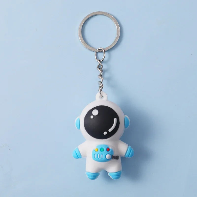 Keychains Astronaut Kawaii Key Chain Spacemen Cute Lovely Pendant Car Key Decoration Cartoon Couple Pendant Friendship Keychain