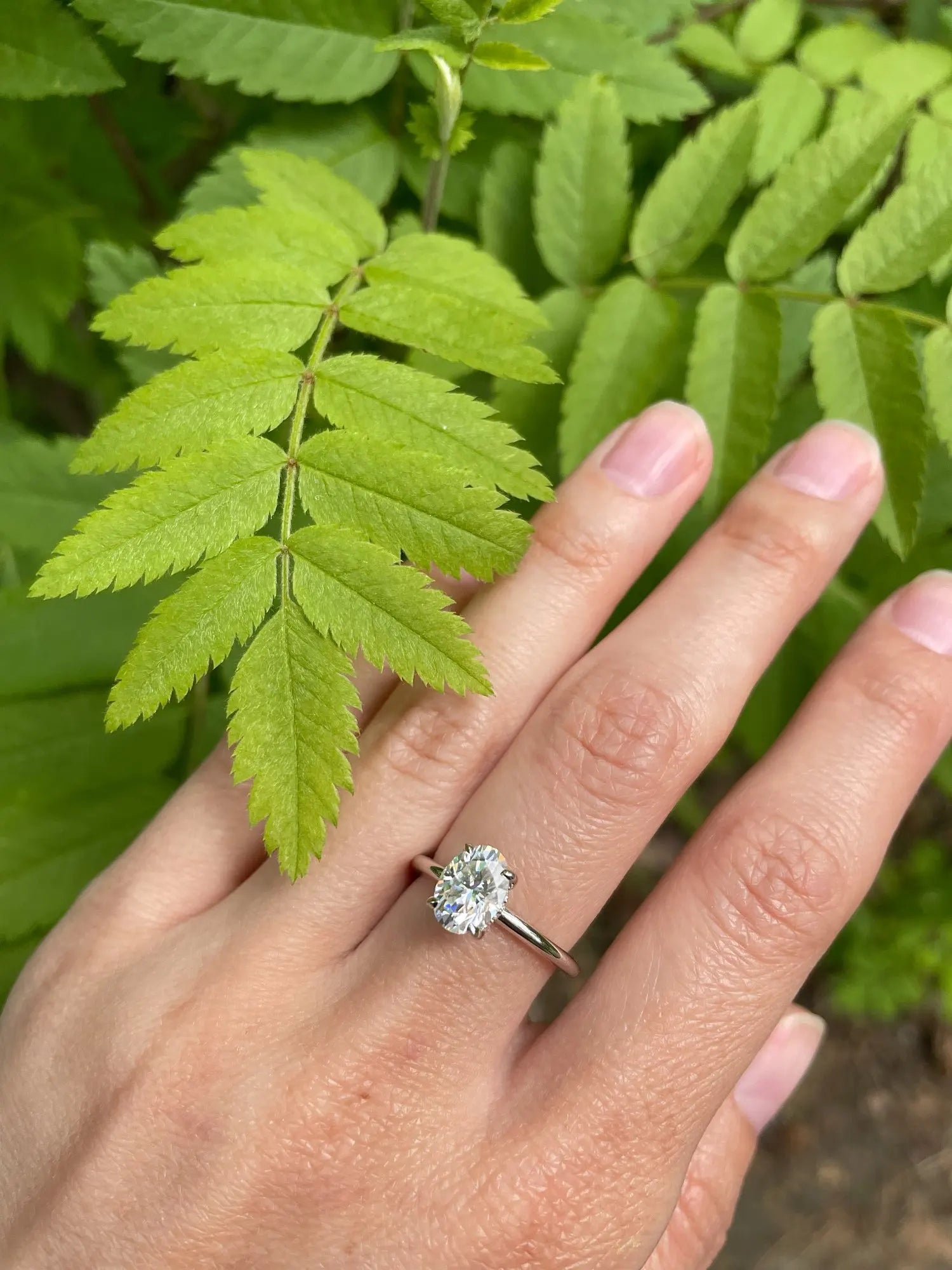 M-JAJA 1-3ct Moissanite Engagement Ring for Women Oval Cut D VVSI Diamond Wedding Band Bridal Sets S925 Silver Solitaire Ring