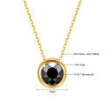 Real 18k Gold Necklace GRA Pink Moissanite Diamond Pendant 0.5ct/1ct Pure AU750 Fine Jewelry Wedding Anniversary Gift for Women