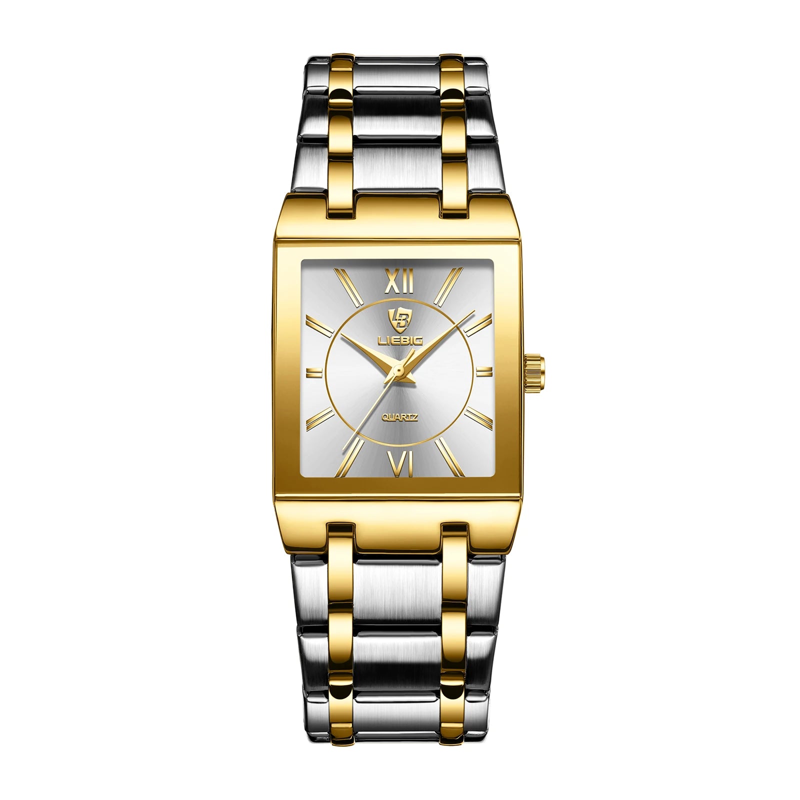 LIEBIG Luxury Quartz Wristwatches Fashion Automatic Women's Watches Elegant Stainless Steel Strap Time Mens Watch Reloj Mujer