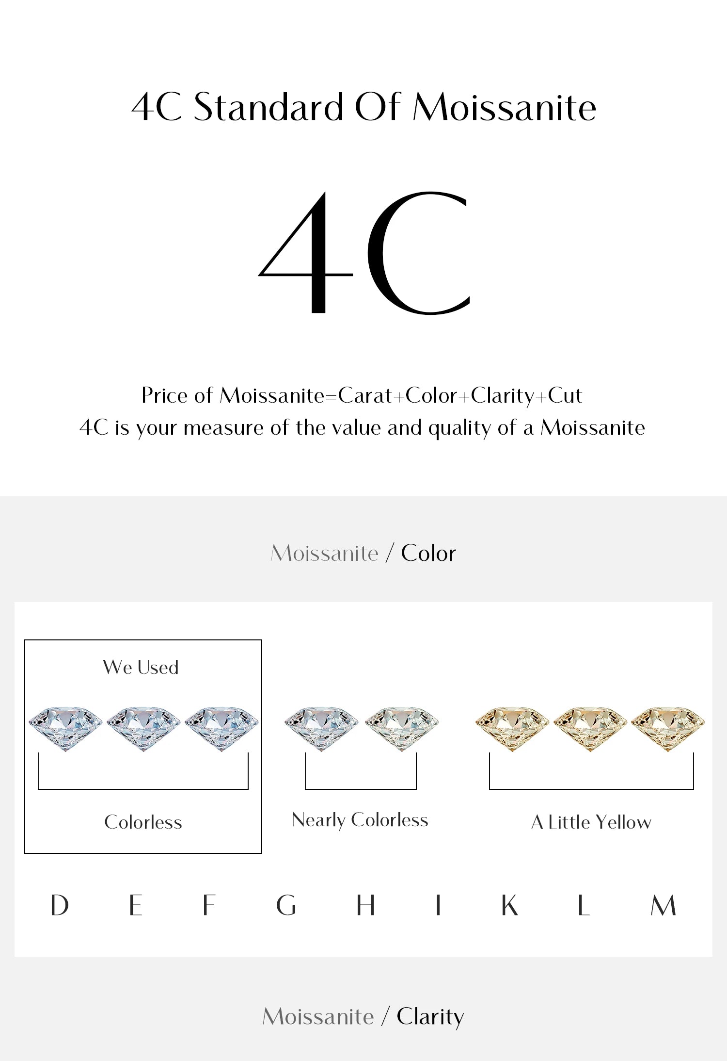MODIAN 5 Sizes D Color Moissanite Earrings 925 Sterling Silver Sparkling Luxury Stud Earrings For Women Wedding Fine Jewelry