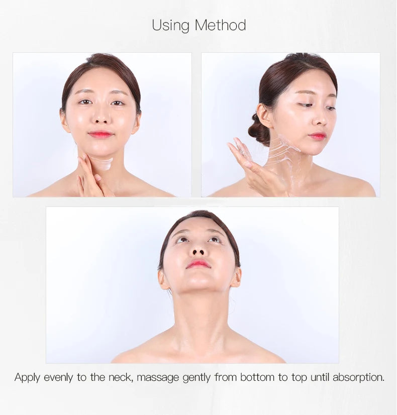 100ml Original Korean Collagen Neck Care Cream 5% Adenosine Solution Hydrolyzed Collagen Peptides Neck Skin Lift Cream