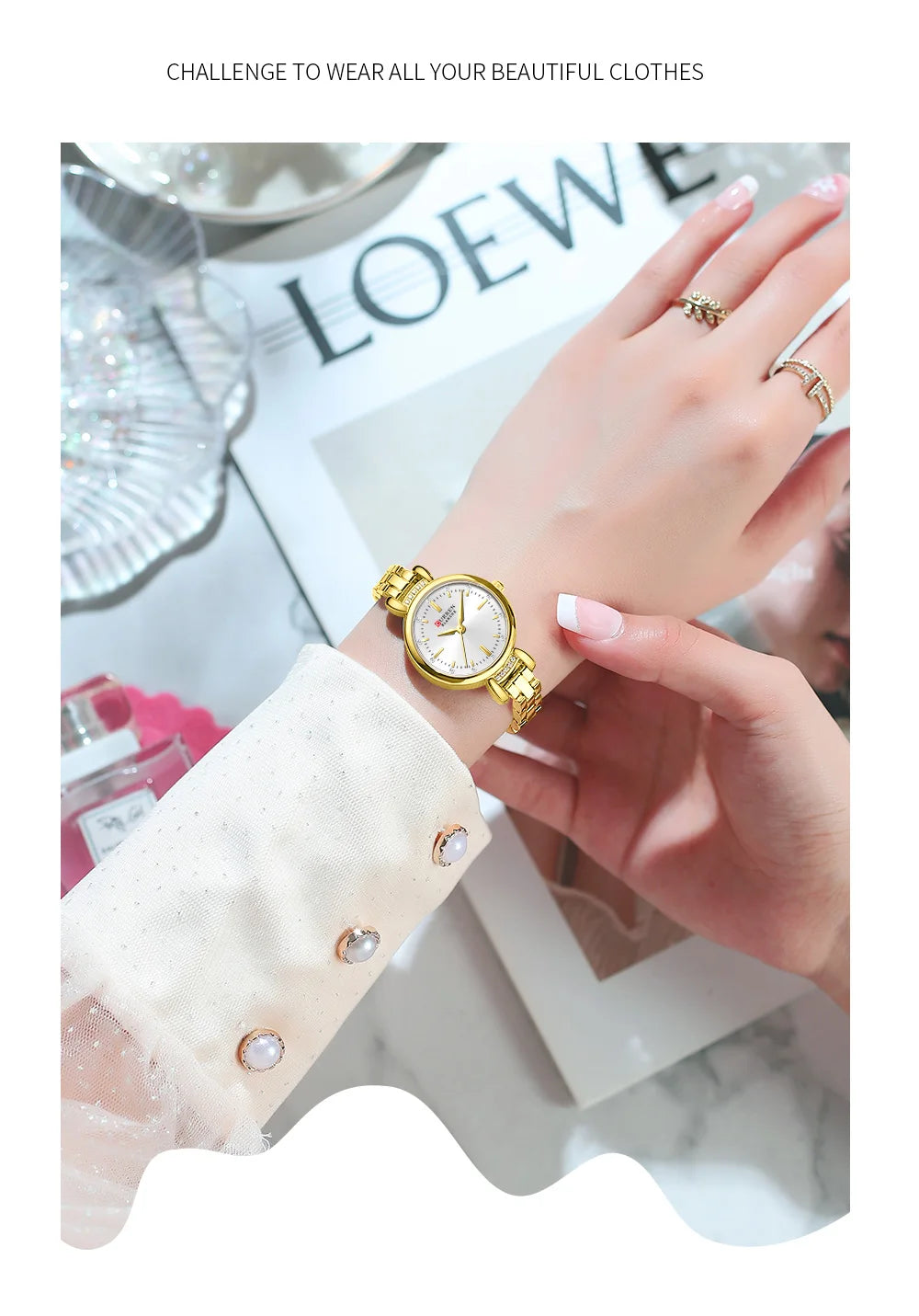 CURREN Brand Cute Luxury Women Bracelet Watches Fashion Women Dress Wristwatch Ladies Quartz Sport Watch Dropshiping