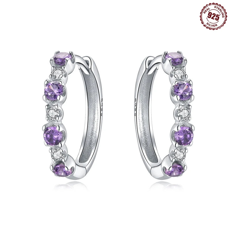 925 Sterling Silver Earrings Simple Star Moon insect Starlight Earrings For Women Wedding Engagement Charm Earrings Jewelry Gift