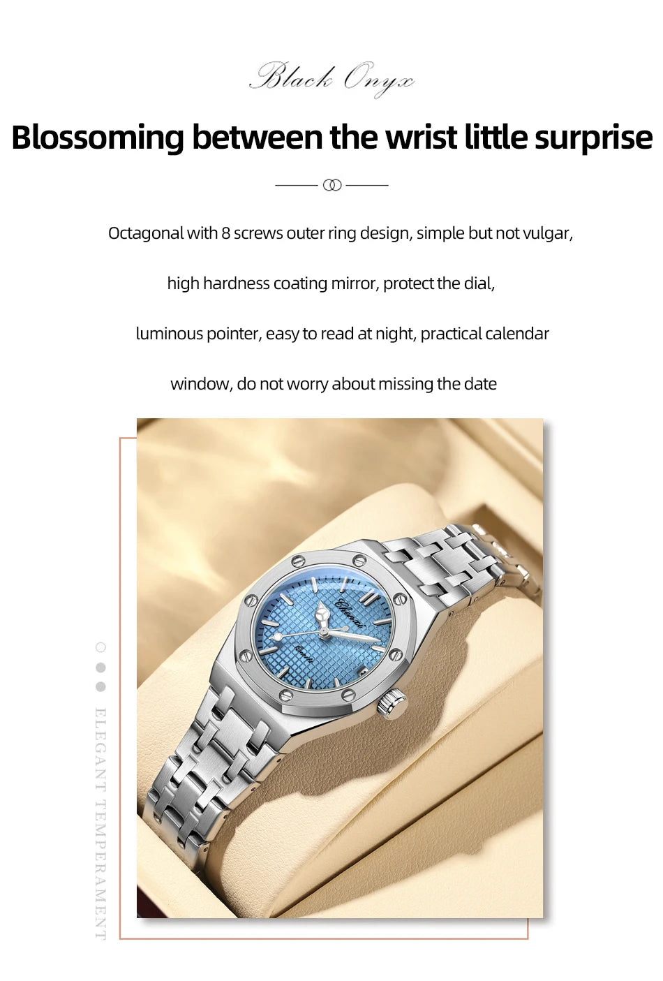 CHENXI Solid Steel Strip Women's Watches Ladies Casual Fashion Small Grid Dial Quartz Wristwatch for Girl Waterproof Luminous