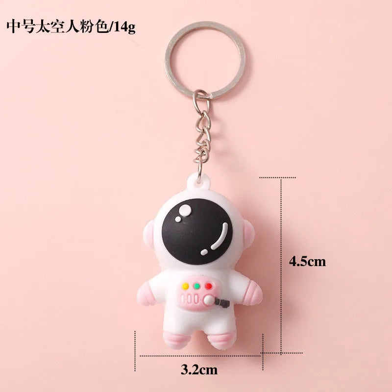 Keychains Astronaut Kawaii Key Chain Spacemen Cute Lovely Pendant Car Key Decoration Cartoon Couple Pendant Friendship Keychain