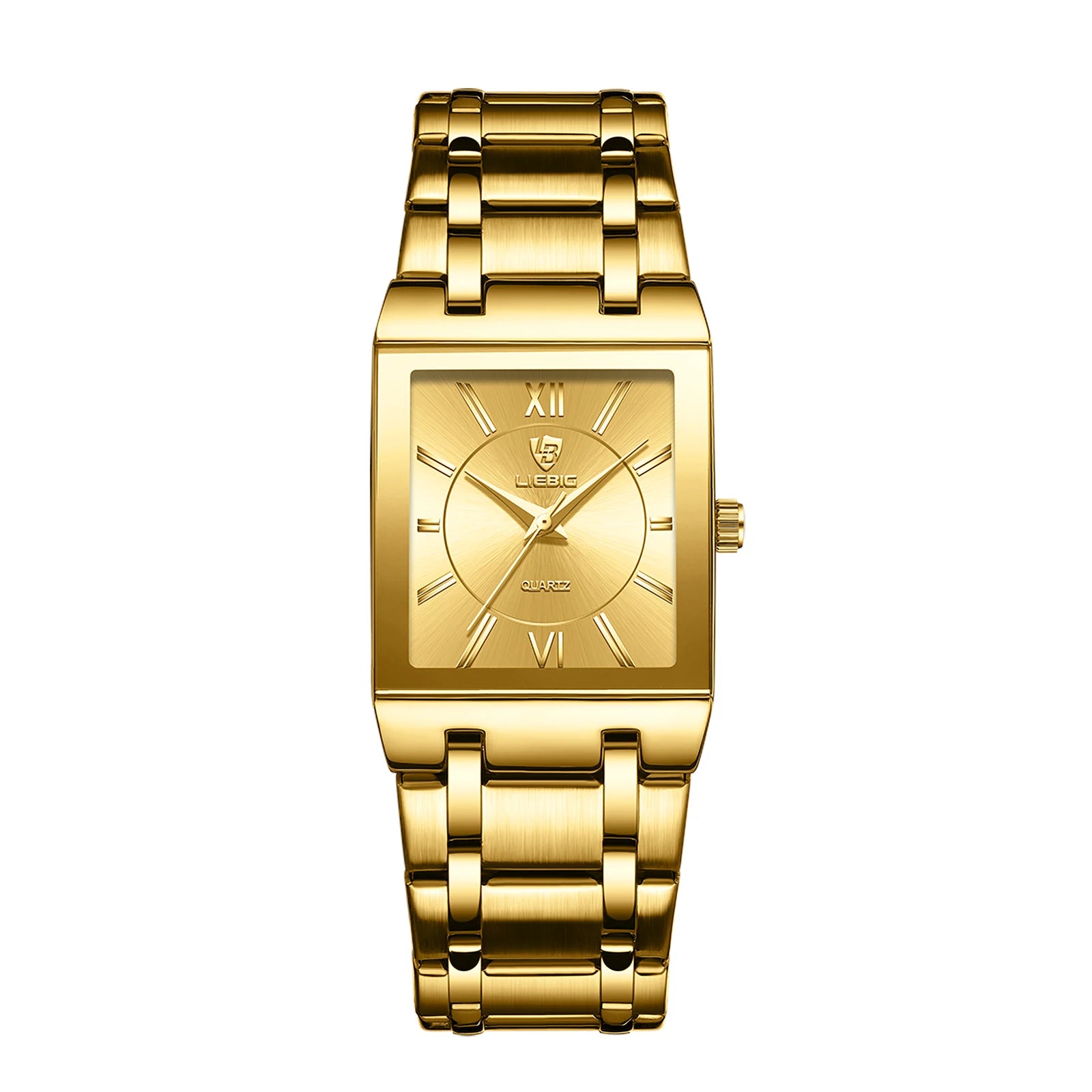 LIEBIG Luxury Quartz Wristwatches Fashion Automatic Women's Watches Elegant Stainless Steel Strap Time Mens Watch Reloj Mujer