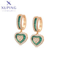 Xuping Jewelry Fashion Romantic Love Style Gold Color Huggies Earrings for Women Girlfriend Party Gift X001002627