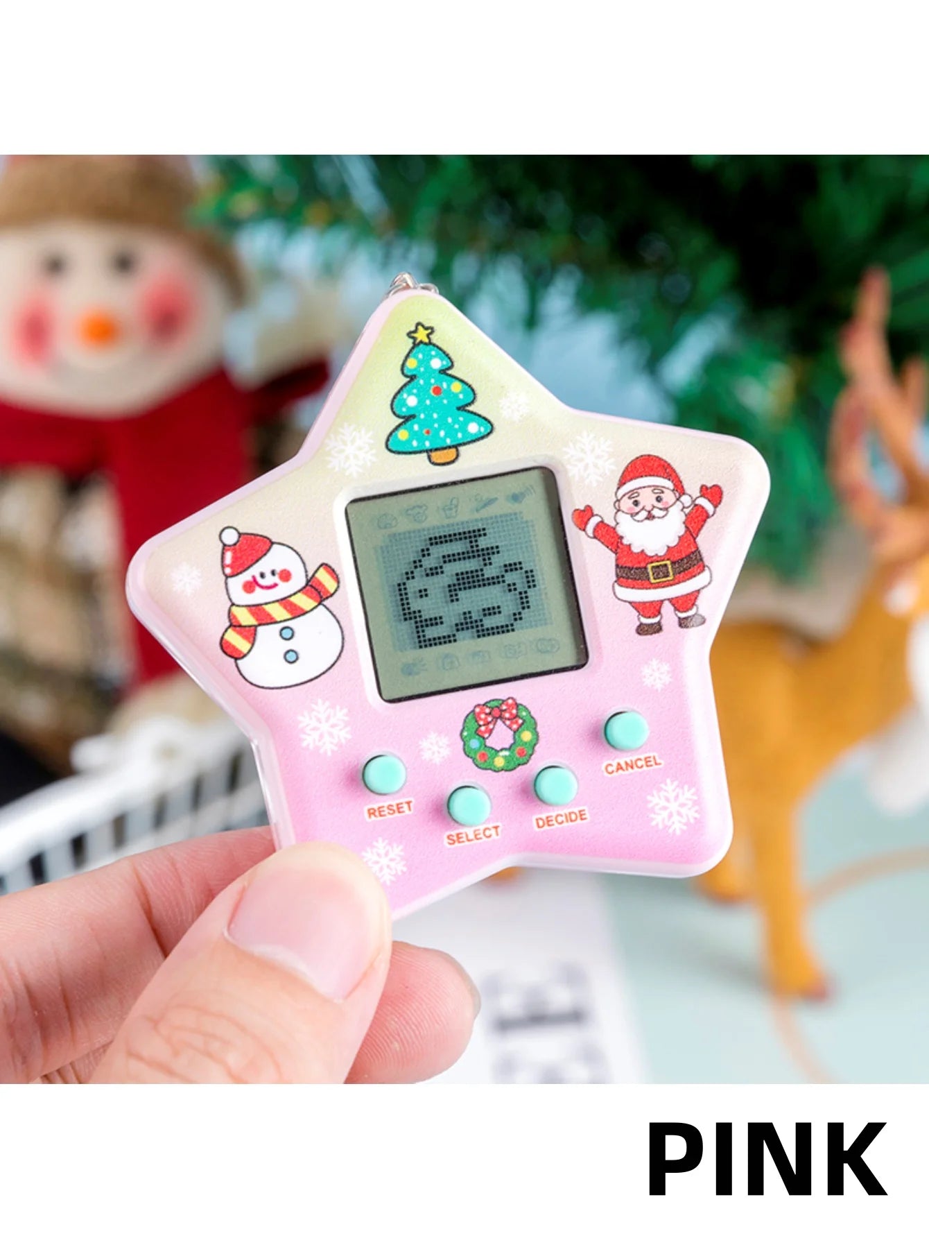 Electronic Pets Game Toys Keychain Virtual Tamagotchi Virtual Cyber Digital Animals Toys Nostalgic Game Machine For Kids Child