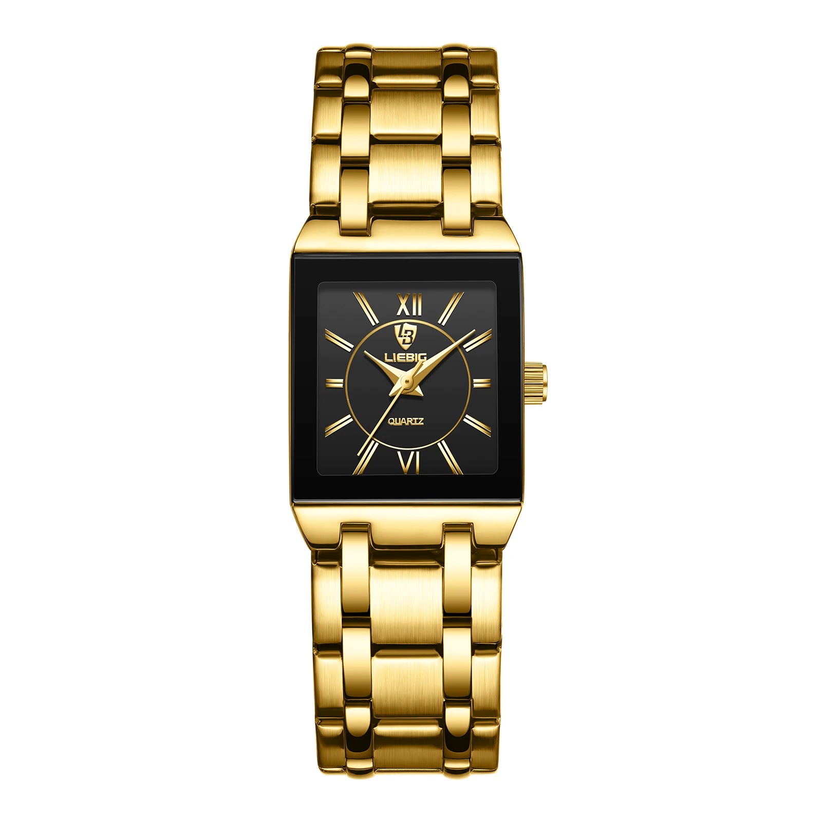 LIEBIG Luxury Quartz Wristwatches Fashion Automatic Women's Watches Elegant Stainless Steel Strap Time Mens Watch Reloj Mujer