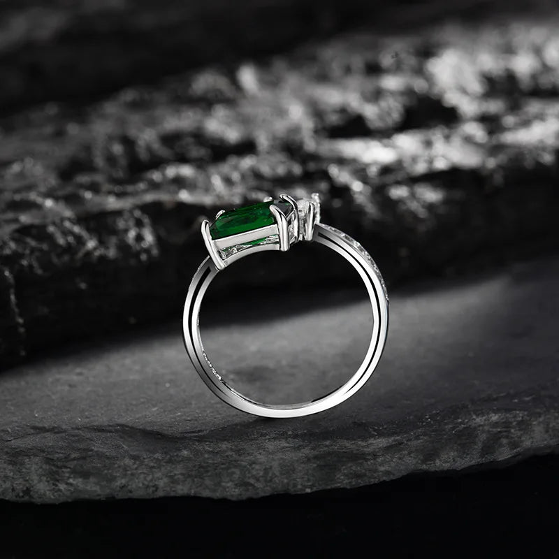 New 925 Sterling Silver Ring 5A Zircon Luxury for Women Wedding Jewelry Engagement Charm Party Fashion Top Quality Ring
