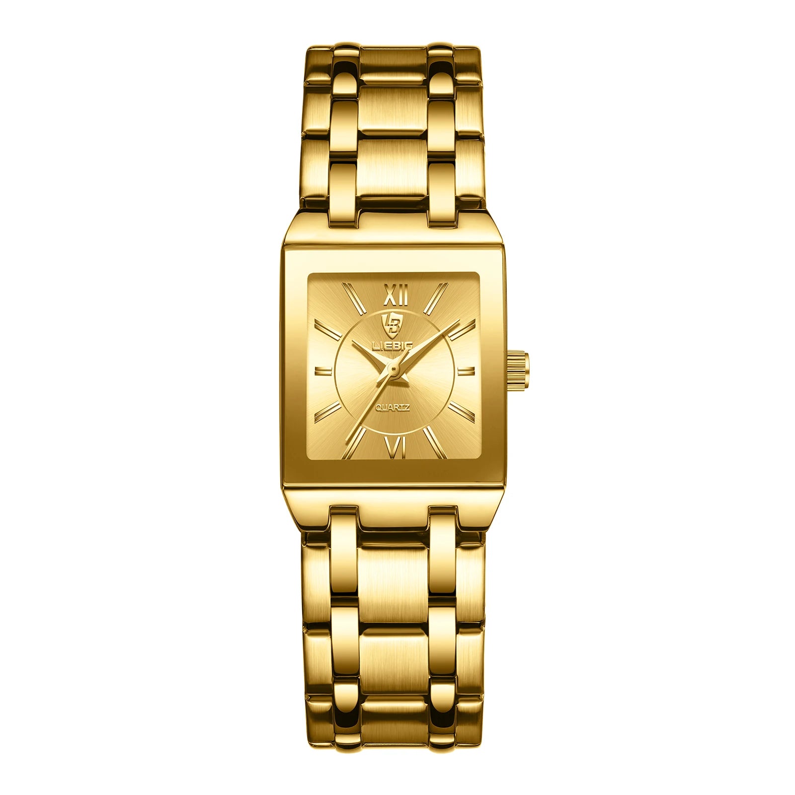 LIEBIG Luxury Quartz Wristwatches Fashion Automatic Women's Watches Elegant Stainless Steel Strap Time Mens Watch Reloj Mujer