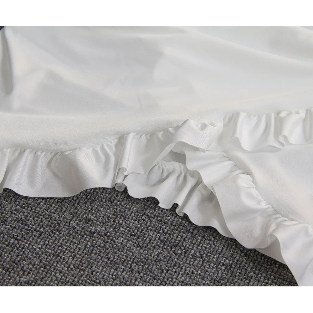 Sexy Deep V Neck Lace Up Short Sleeve Two Piece Women's Summer 2026 Ruffled Pleated Prom Bodycon Dress for Women Nightclub Dress
