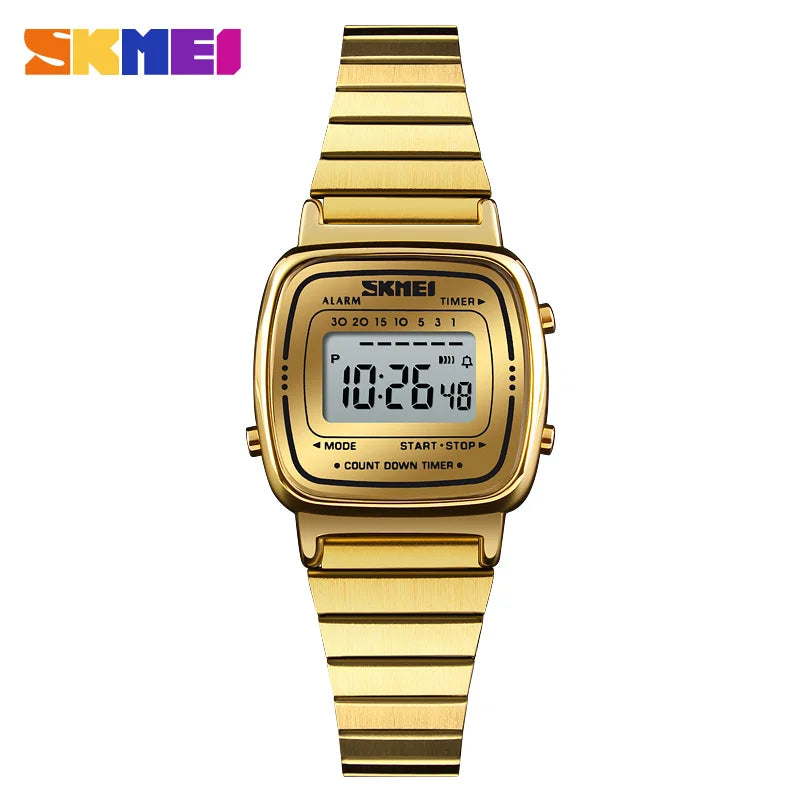 SKMEI 1901 Brand Luxury Watch Women Fashion Sport Waterproof Electronic Watches Ladies Watches Small Reloj Digital Wristwatch