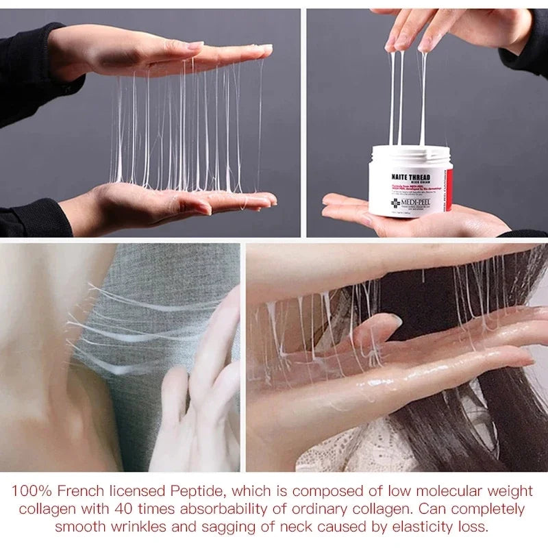 100ml Original Korean Collagen Neck Care Cream 5% Adenosine Solution Hydrolyzed Collagen Peptides Neck Skin Lift Cream