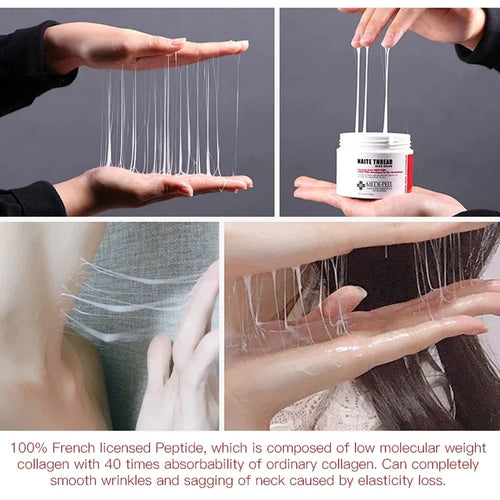 100ml Original Korean Collagen Neck Care Cream 5% Adenosine Solution Hydrolyzed Collagen Peptides Neck Skin Lift Cream