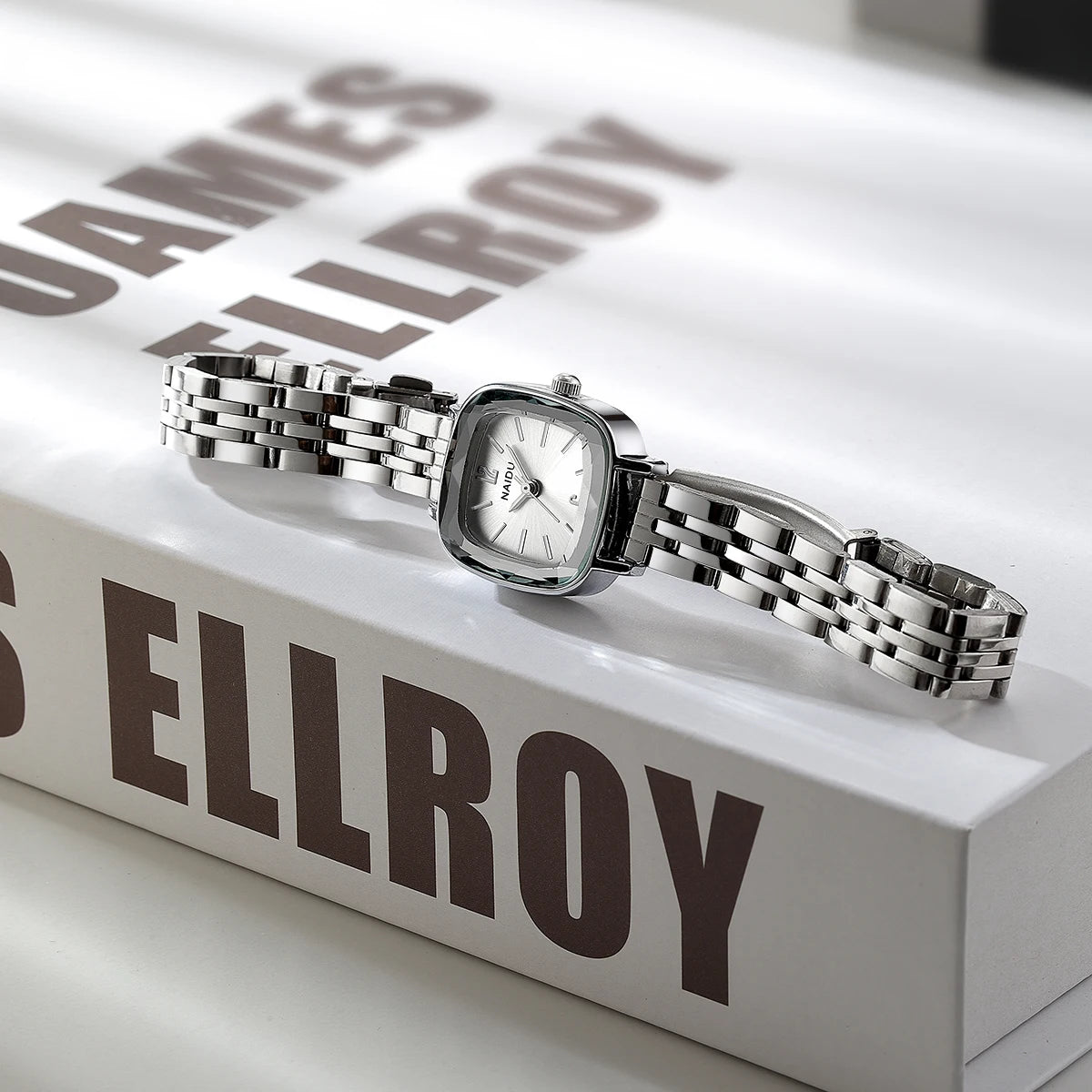 Fashionable Casual Simple Versatile Stainless Steel Strap Quartz Watch Women's Watch