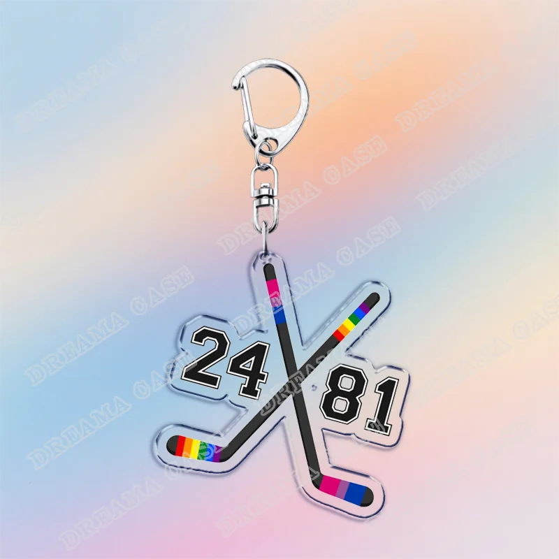 Hot Heated Rivalry Keychain for Accessorie Bag Chaim Shane Hollander Ilya Rozanov LGBT Lovers Keyrings Jewelry Freinds Gifts